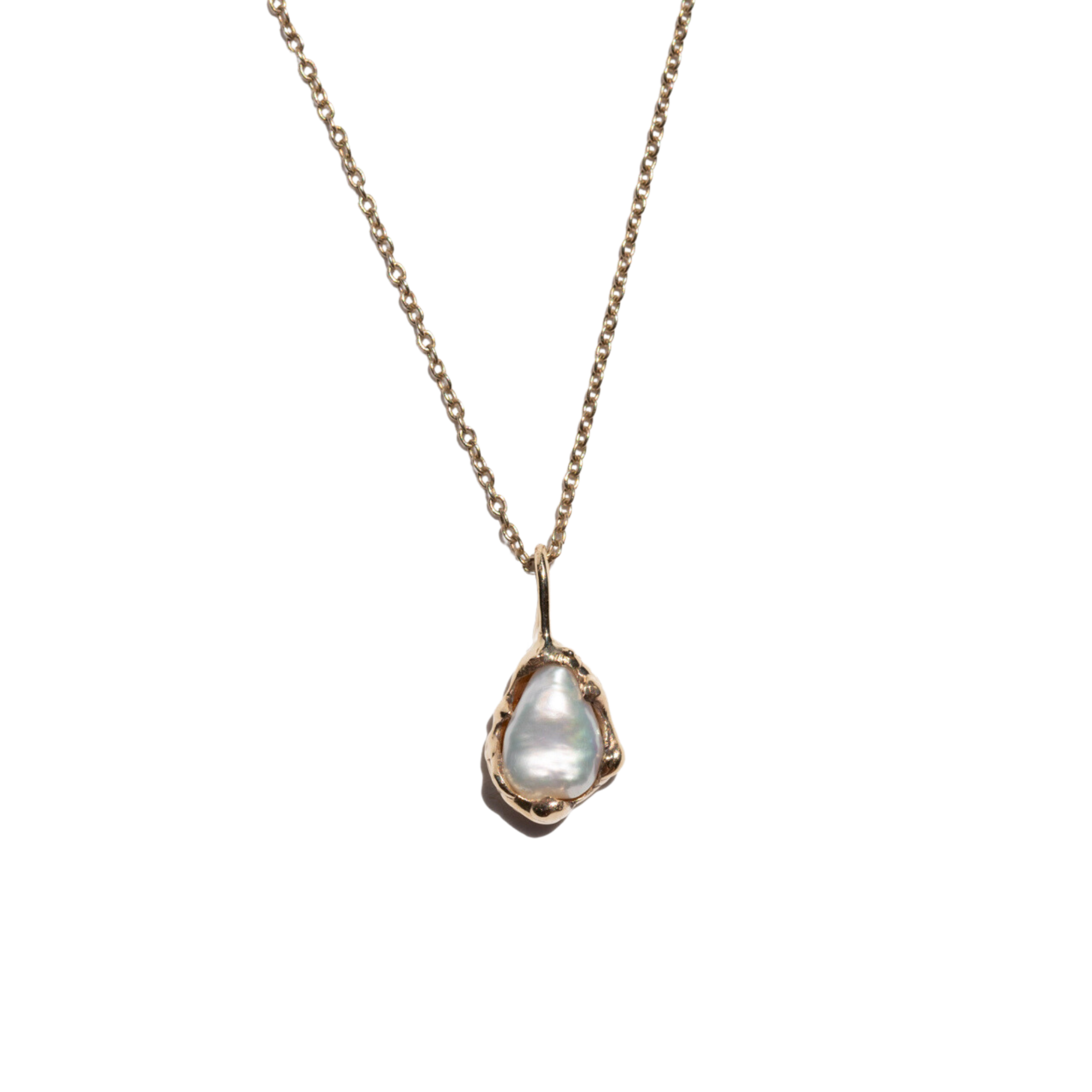 Gold Orb Pearl Necklace – Gorge Malorge