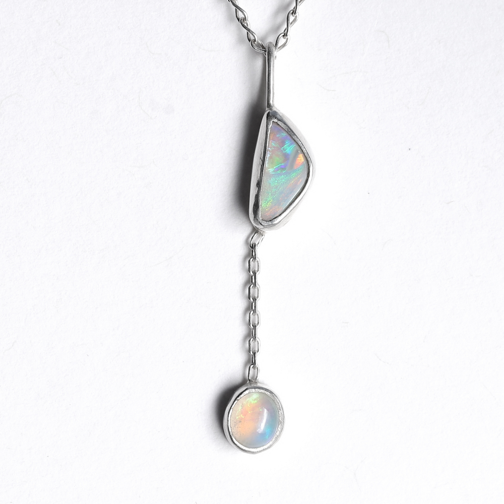 Rainbow Drop Necklace