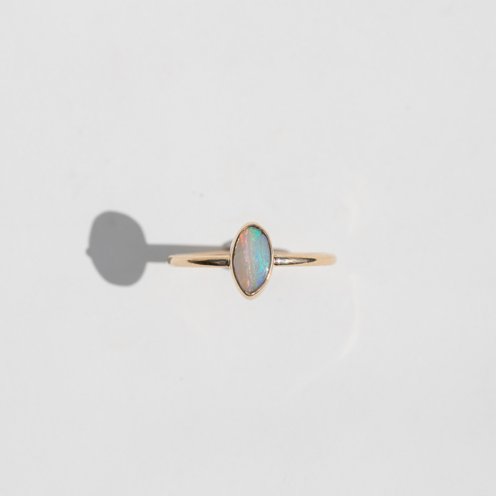 ‘Sunset Over the Sea’ Opal Ring (P/8)