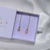 Sunset Opal Threaders in Gold