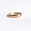 Treasure Gold Opal Signet Ring (P 1/2 or US 7 3/4)