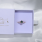 Ocean Green Sapphire Gold Ring (O/ US 7)