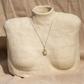 Crystal Sunrays Silver Pendant