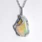 Crystal Sunrays Silver Pendant