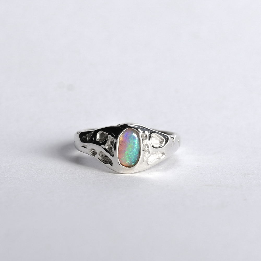 Planet Jupiter Silver Ring (J 1/2 or 5)