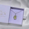 Crystal Sunrays Silver Pendant