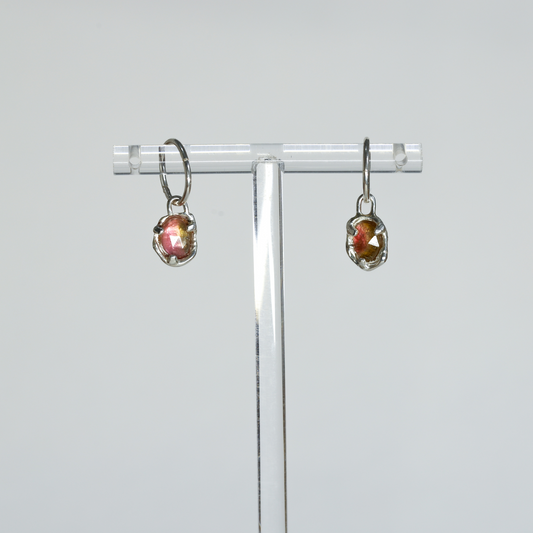 Watermelon Tourmaline Earrings