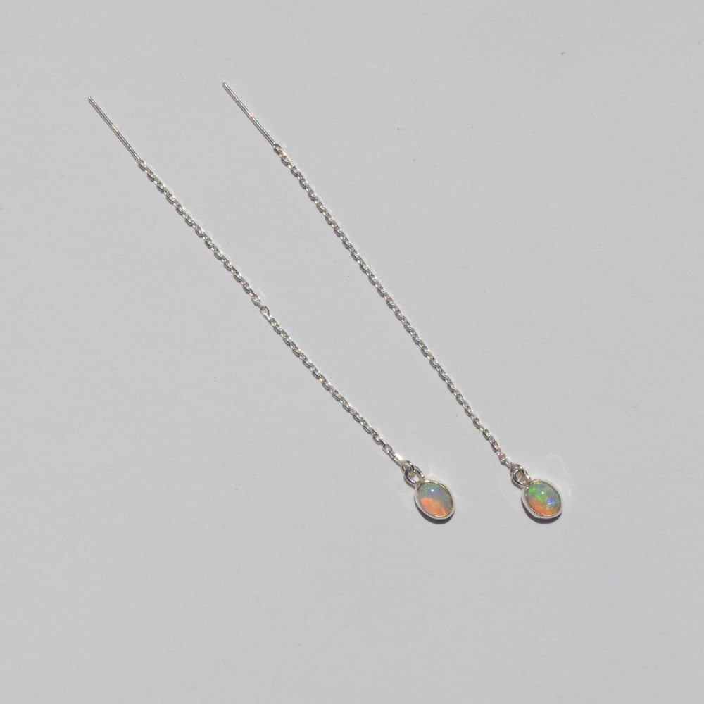 Ethereal Opal Threaders