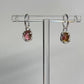 Watermelon Tourmaline Earrings